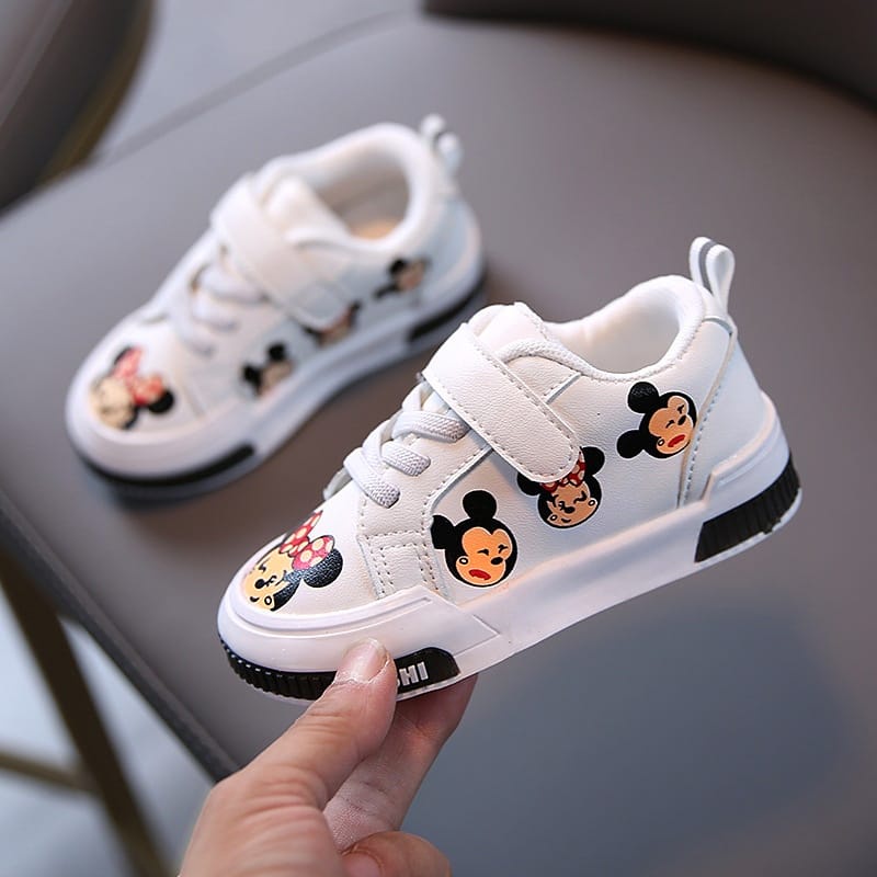 HappyOliver LITTLE MINY D77 Sepatu Anak Laki Laki Perempuan Sneakers Sekolah 1-6 Tahun Import