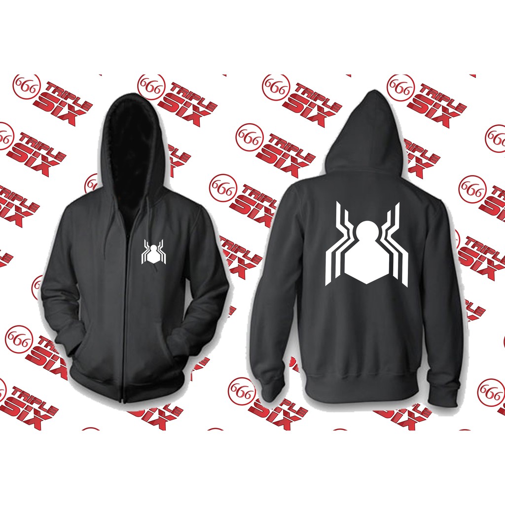 Jaket Hoodie Zipper Spiderman Homecoming Avengers Endgame