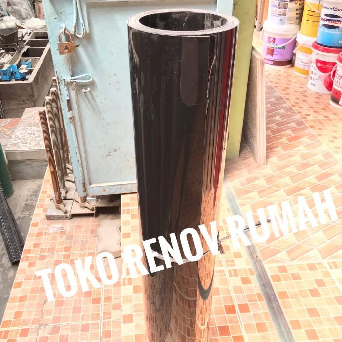 Plat Fiber Pagar Hitam Polos (Tebal)/ Plat Fiber Pagar/ Penutup Pagar 061