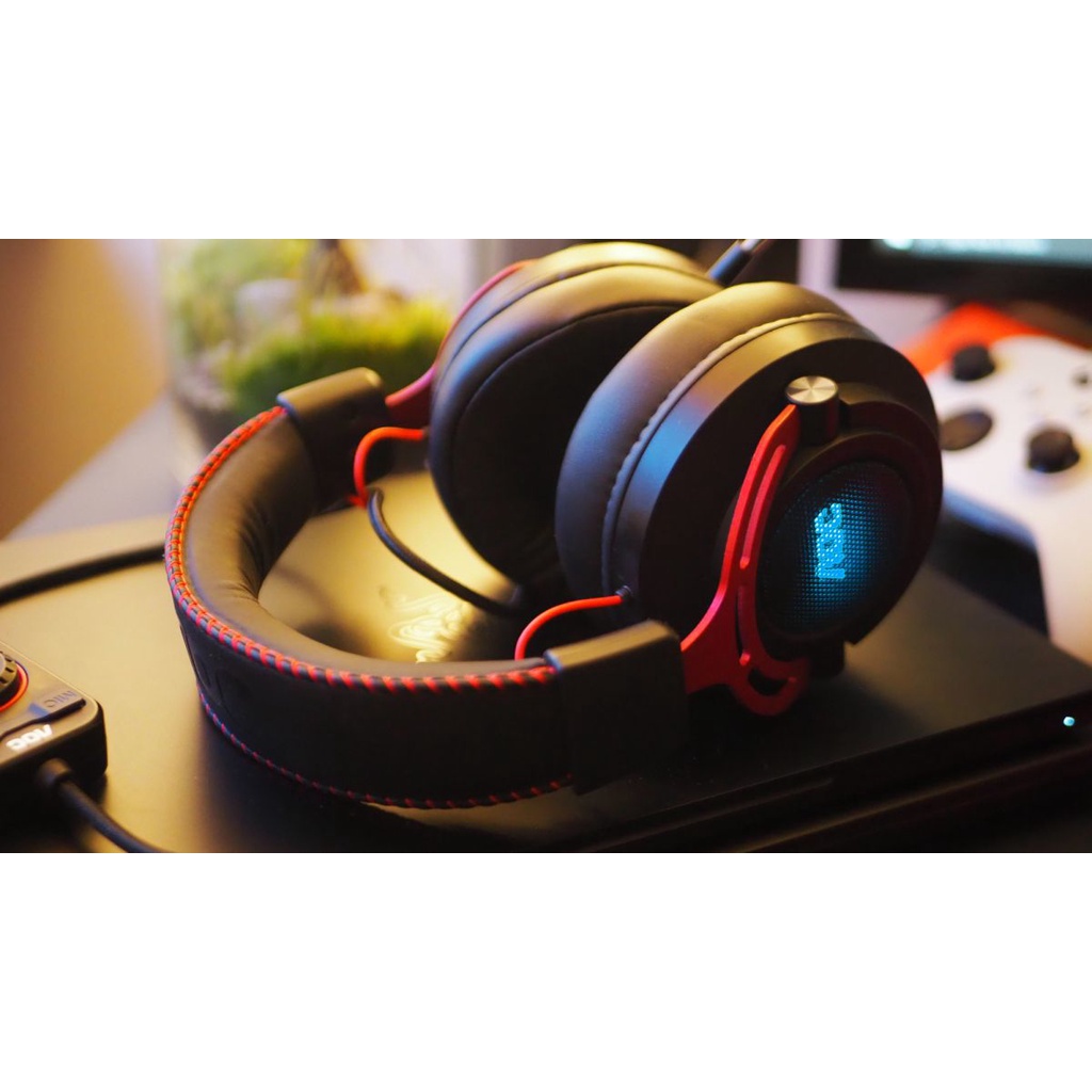 Original AOC GH210 Gaming Headset - Merah Hitam GH 210