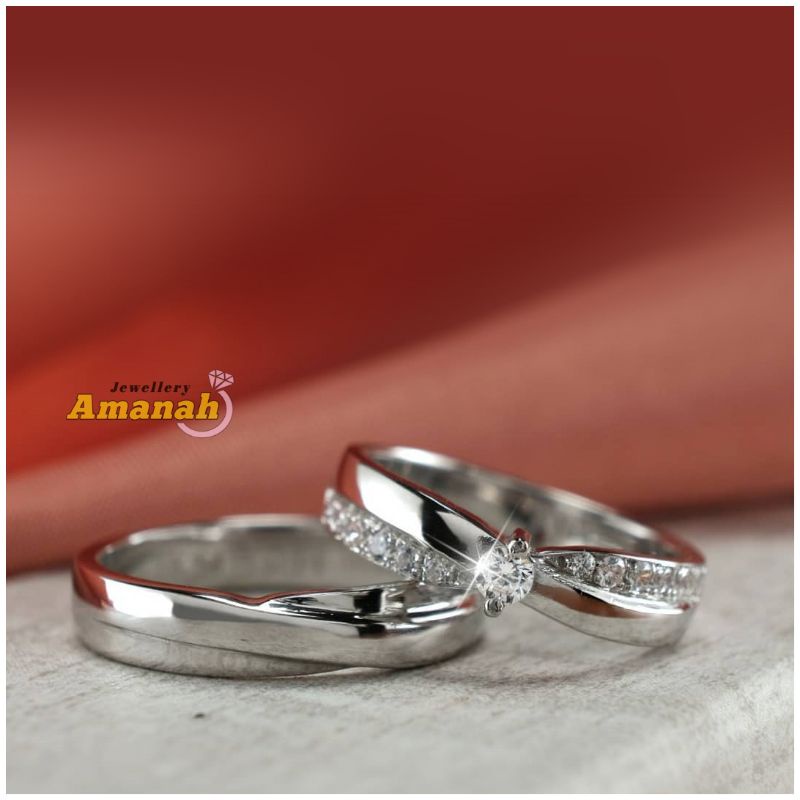Cincin Nikah Cincin Emas Putih Cincin Couple Cincin Kawin Cincin Tunangan