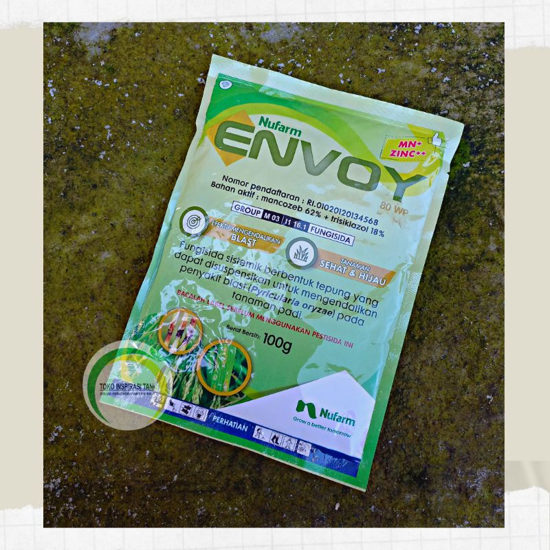 Envoy 80 WP Fungisida Pengendali Penyakit Blas Pada Tanaman Padi / Envoy 80 WP 100gram / Envoy 100gr