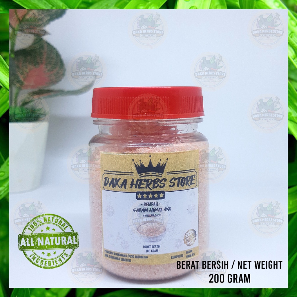 

Garam himalaya/ Himalaya pink salt murni (200 gram)