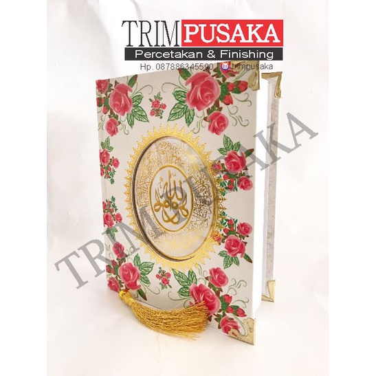 Buku Yasin Majmu Syarif Cover Bunga