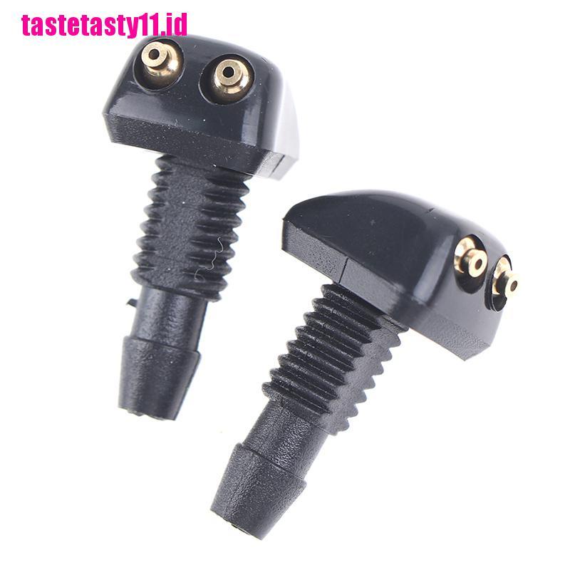 2 Pcs Nozzle Sprayer Air Wiper Kaca Depan Mobil Universal