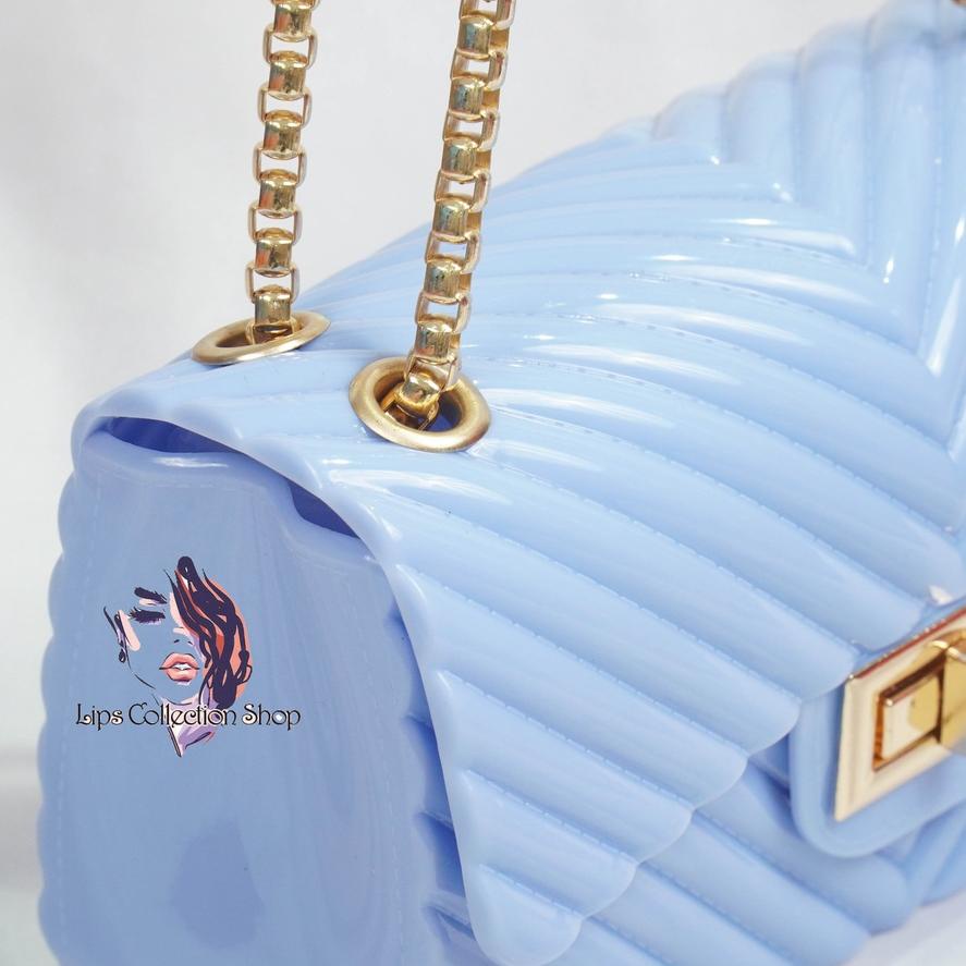 Update TAS JELLY GLOSSY SALUR GLOSSY 22 CM  TAS SELEMPANG JELLY GLOSSY SALUR 22 CM ~