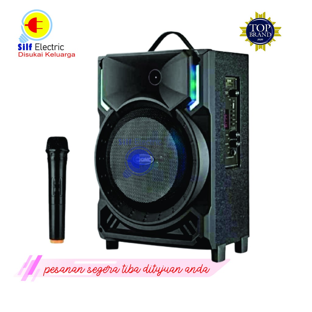 GMC 897H SPEAKER PORTABLE MULTIMEDIA WITH BLUETOOTH BISA KARAOKE