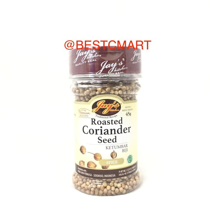 

JAY'S ROASTED CORIANDER SEED 45GR