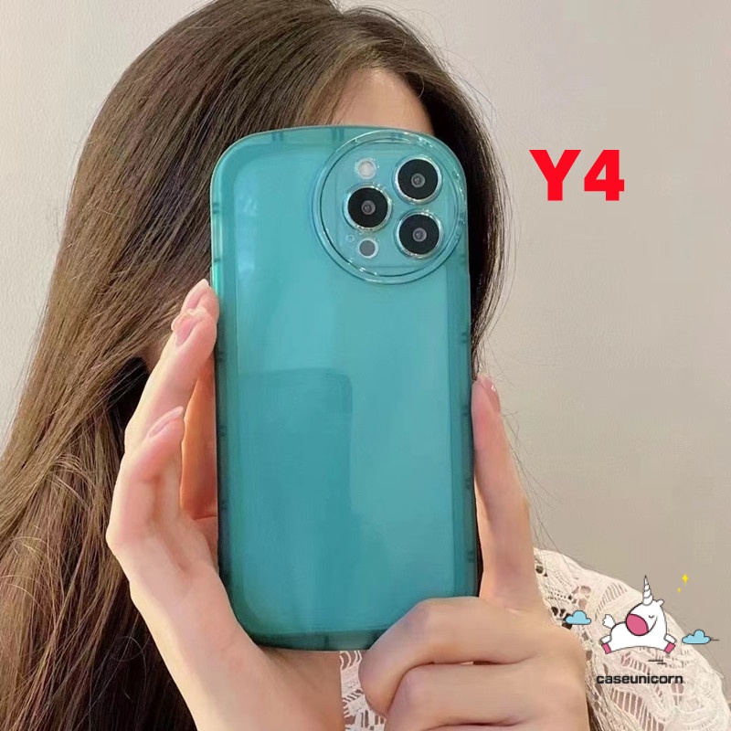 Soft Case TPU Transparan Warna Macaron Untuk IPhone 11 12 13 Pro Max XS Max SE 2020