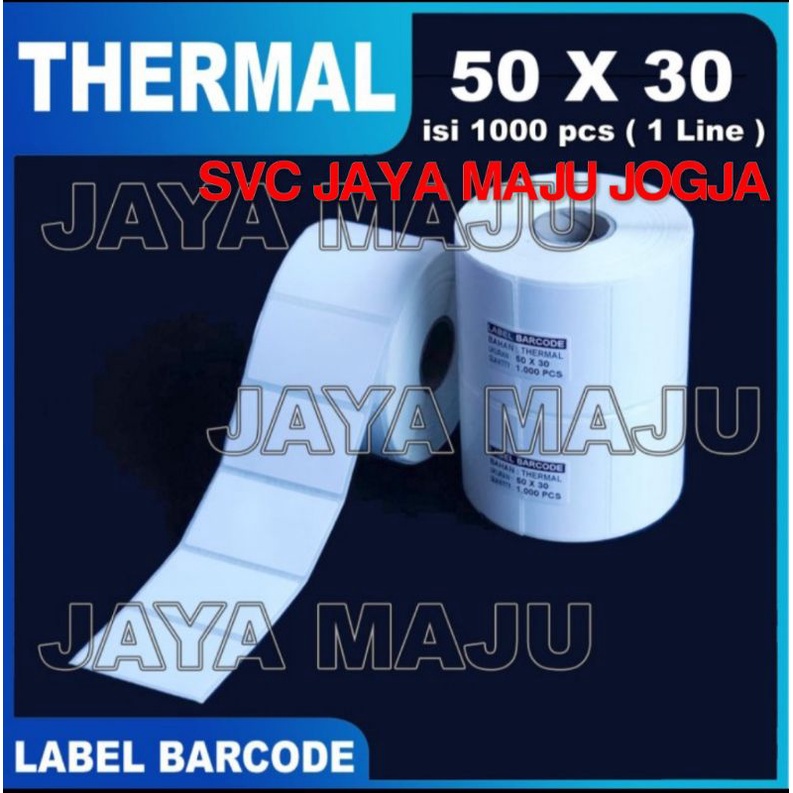 

[ HPRT ] 50 X 30 THERMAL - 1 LINE - FACE OUT - ISI 1.000 PCS || CORE 1" || LABEL BARCODE TANPA RIBBON DIRECT THERMAL - APOTEK APOTIK LAB LABORATORIUM RESEP OBAT KLINIK RUMAH SAKIT || 50X30 ANTI ALKOHOL - XT300 XT 300 - ISI 1000 PCS/ROLL