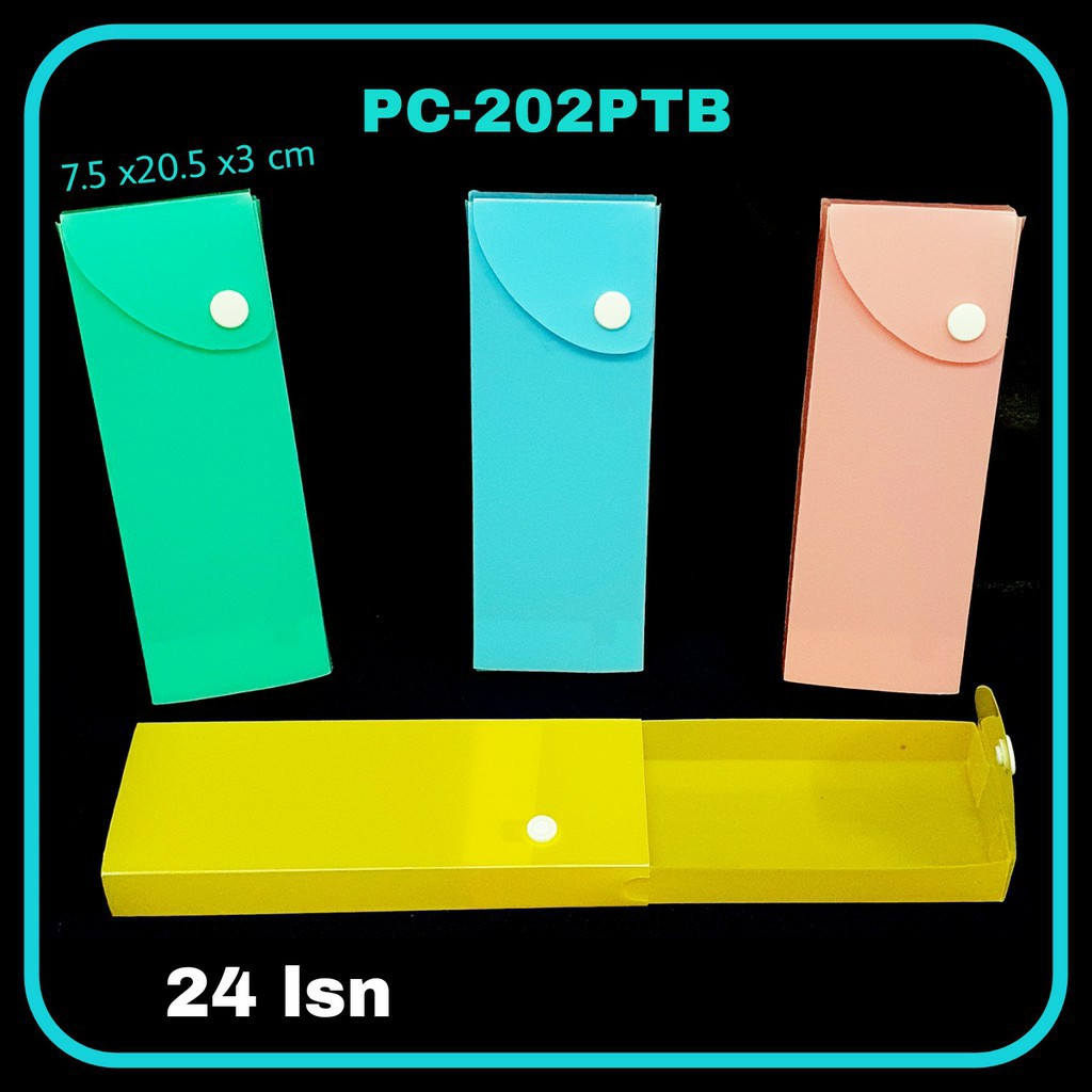 Kotak Pensil GASTA PC-202PTB Polos/ Pencil Case / Tempat Pensil