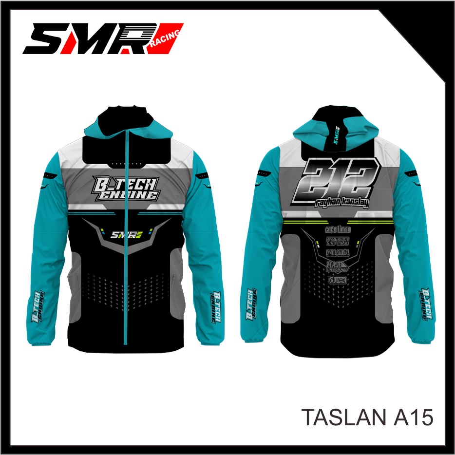 Jual jaket PARASUT TASLAN LOTTO custom Jaket Racing Jersey Racing (BISA)