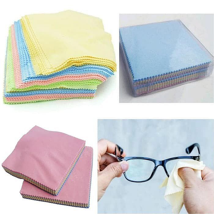 lap pembersih kacamata untuk membersihkan kacamata / lap halus pembersih kacamata