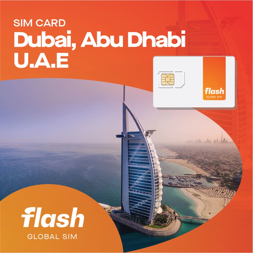 Sim Card UAE (Dubai, Abu Dhabi, United Arab Emirates) Internet Quota