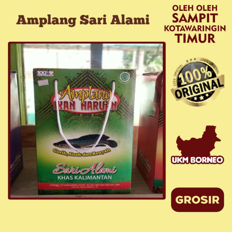 Amplang Ikan Haruan Sari Alami Oleh Oleh Sampit Kalimantan Tengah