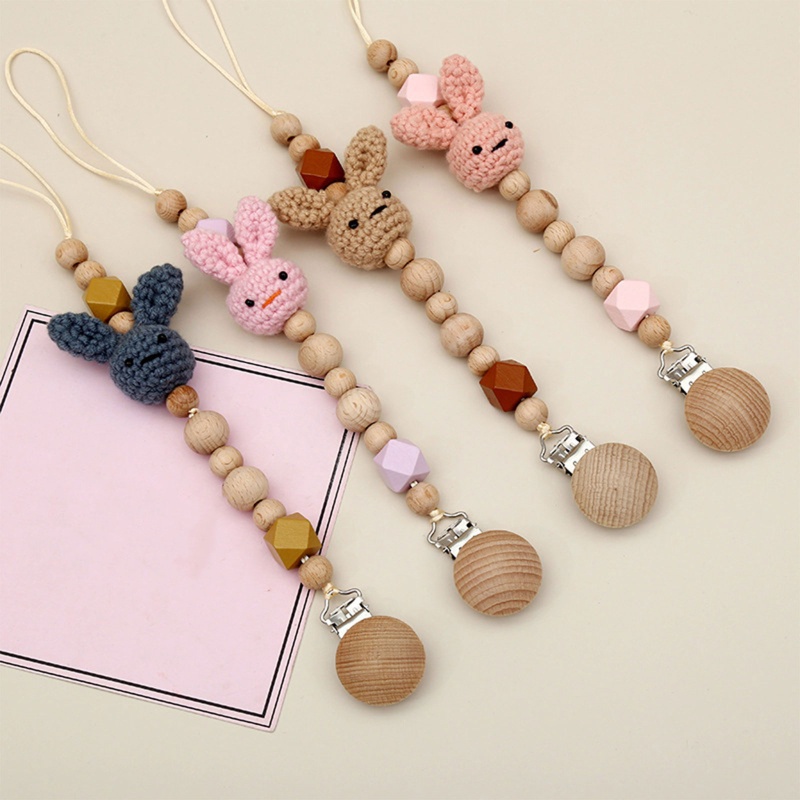 Mary Tali Empeng / Dot Rajut Crochet Handmade DIY Aksen Kelinci Untuk Bayi