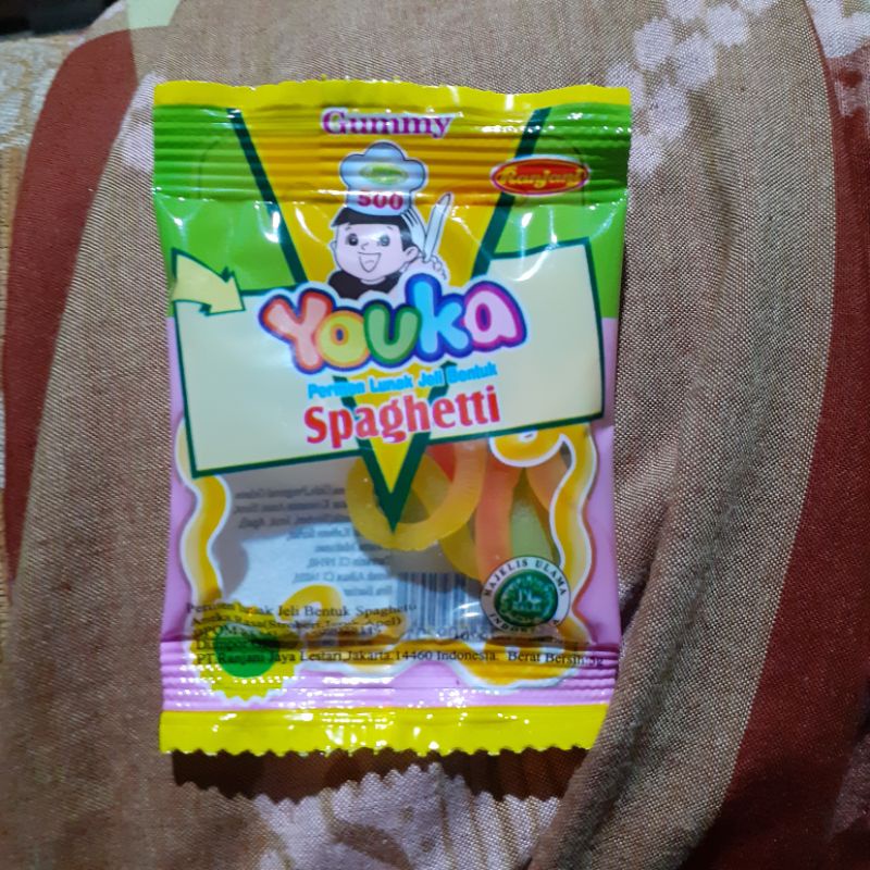 

Gummy Youka Spaghetti - Permen kenyal cute