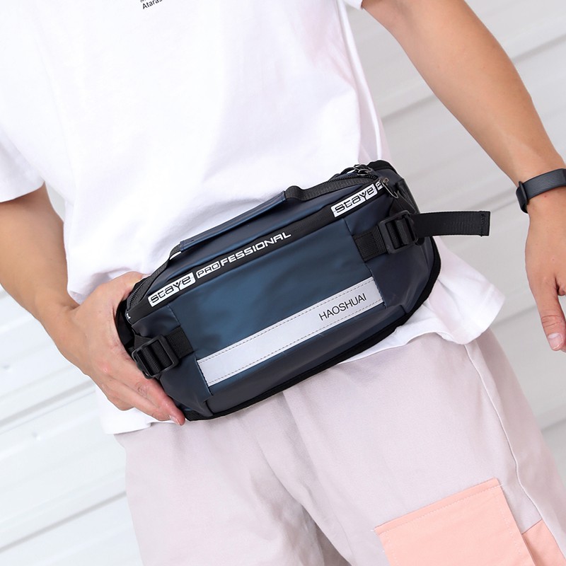 WAIST BAG PRIA COWOK LAKI-LAKI SELEMPANG PRIA SLING BAG PRIA MIKRO PREMIUM WATERPROOF MURAH KEREN