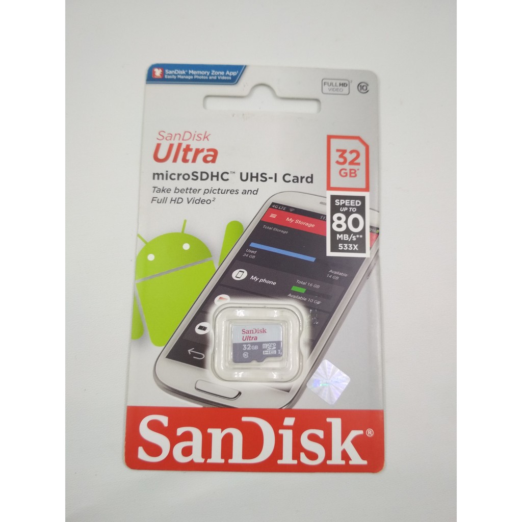 MICROSD SANDISK ULTRA MEMORI CARD KARTU MEMORI HP MEMORI CCTV KARTU SD MICRO SD