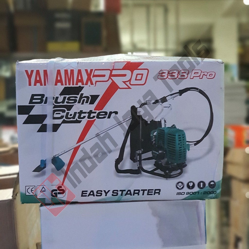 YAMAMAX PRO 338 Pro Brush Cutter 2 Tak - Mesin Potong Rumput Bensin Campur