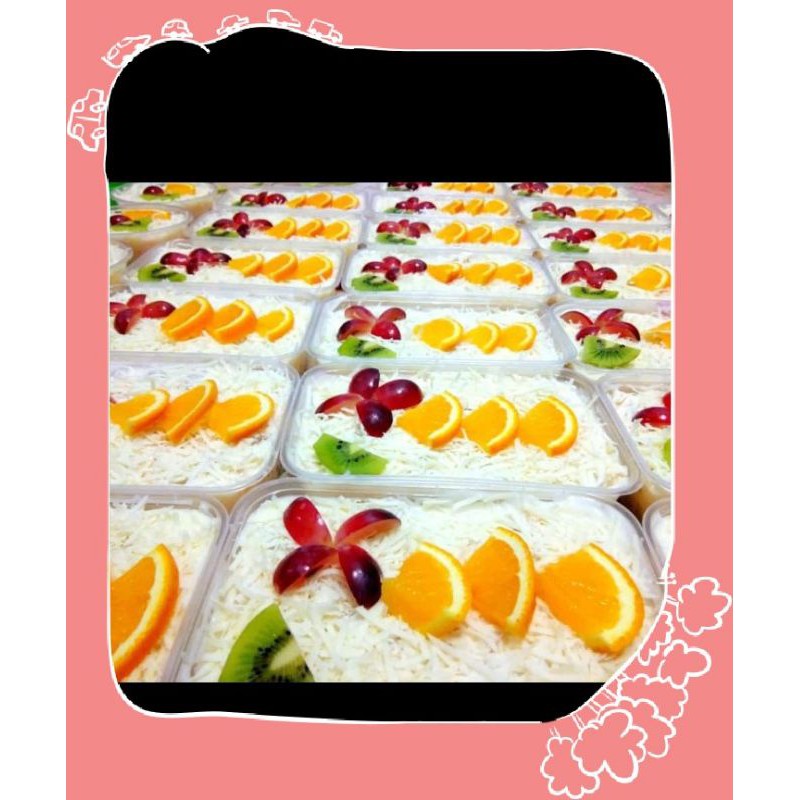 

salad buah asli ukuran 650ml