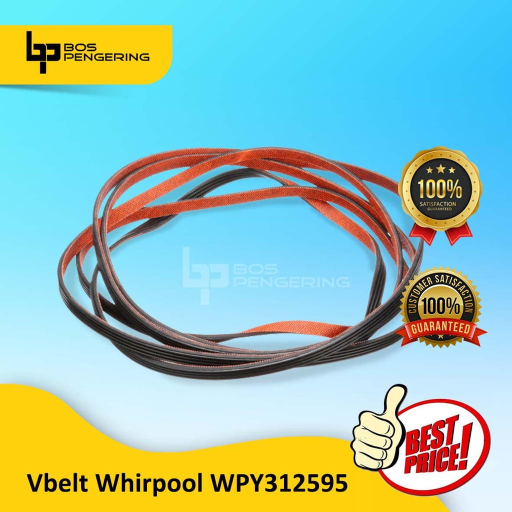 Vbelt Whirlpool Original Tipe WPY312959 Van Belt Mesin Pengering Whirlpool