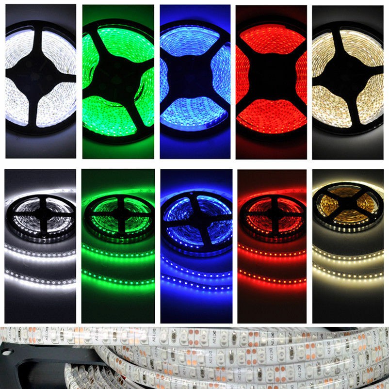 Lampu LED Strip Light SMD IP65 Waterproof Flexible Roll 5 Meter 60 LED Per Meter