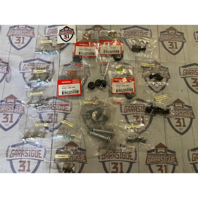 Baut baud body set karet m gromet honda astrea grand legenda Impressa prima star astrea 800 asdap