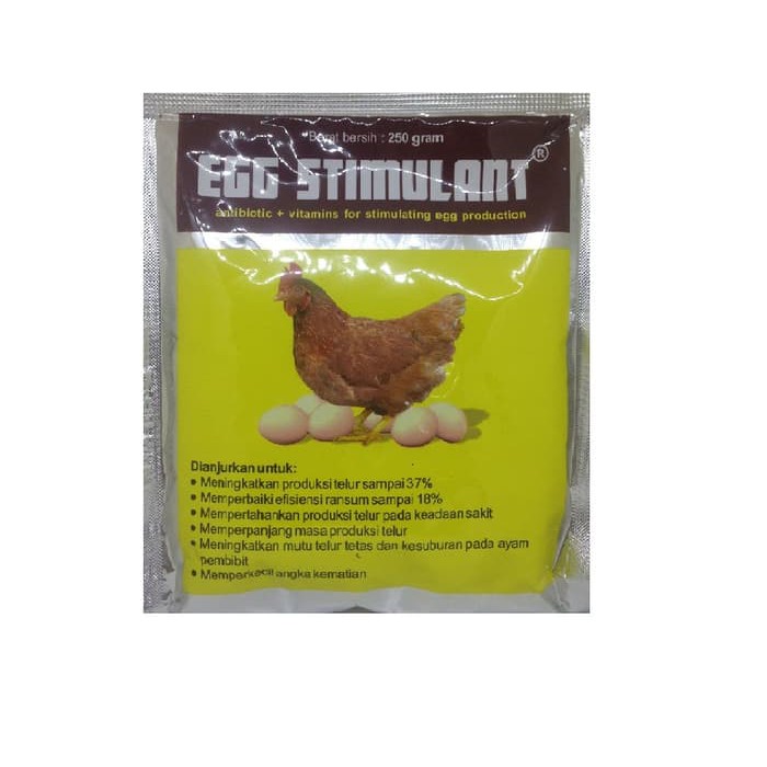 egg stimulant vitamin ayam petelur 250 gr serbuk