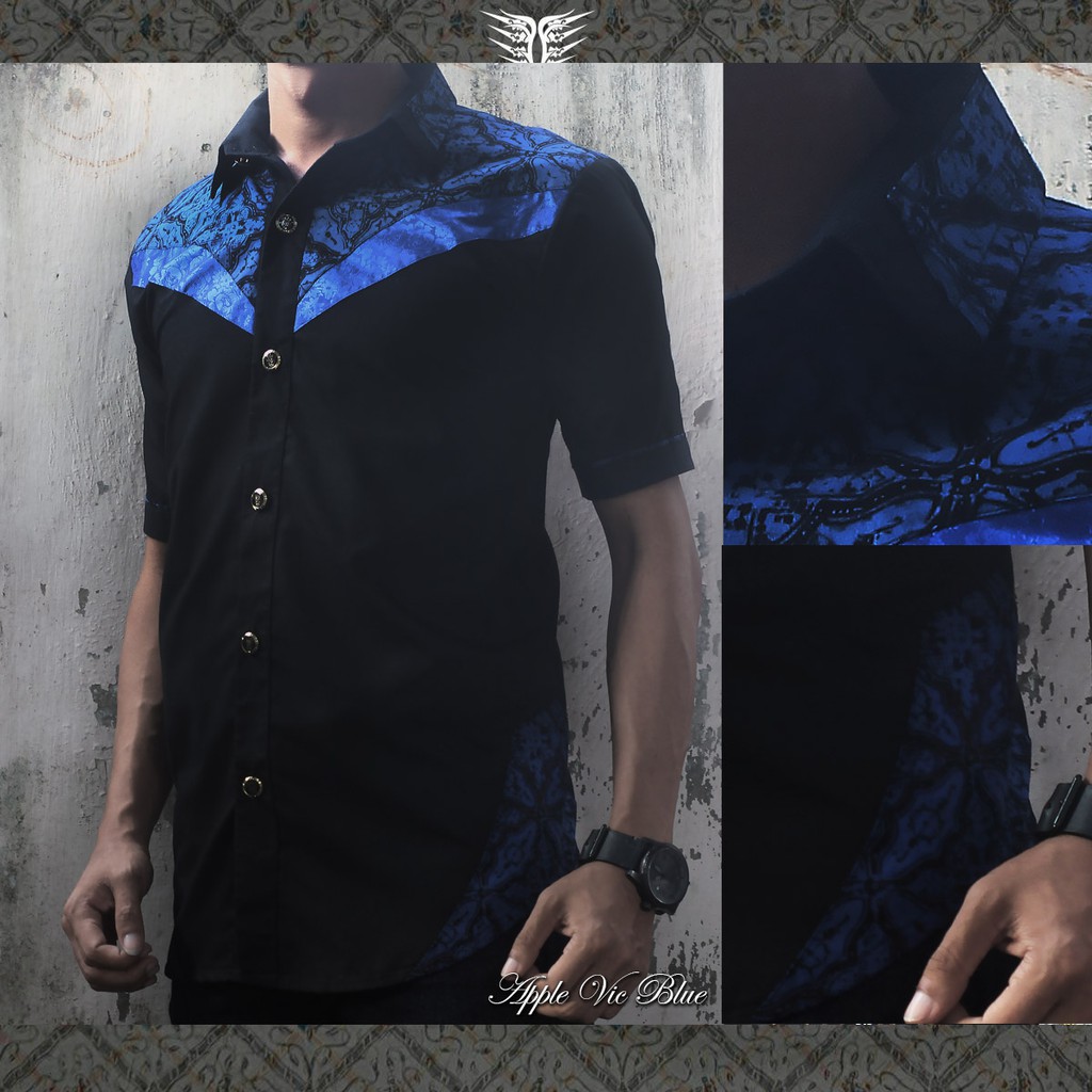 BATIK KERTABUMI JOGJA KODE : APPLE VIC BLUE