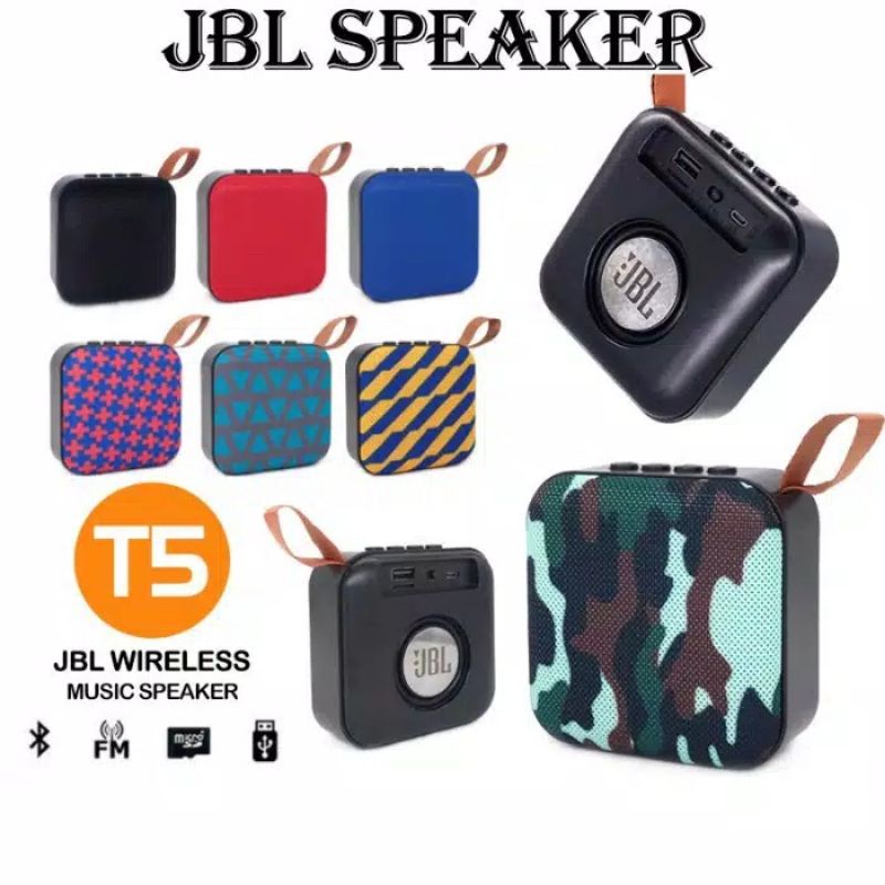 Speaker Bluetooth Wireless JBL T5 Woofer Suara Extra Bass