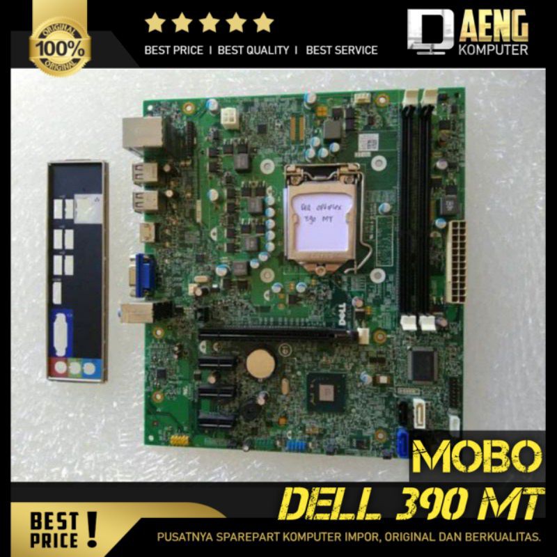 Motherboard Mainboard Mobo ddr3 Intel Pc Dell Optiplex 390 Tipe MT Socket 1155 Original Murah