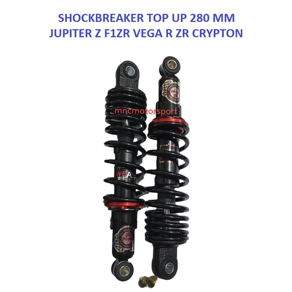 SHOCK SHOK BREAKER WEALTH 280 MM HITAM JUPITER Z F1ZR VEGA ZR CRYPTON MODEL YSS