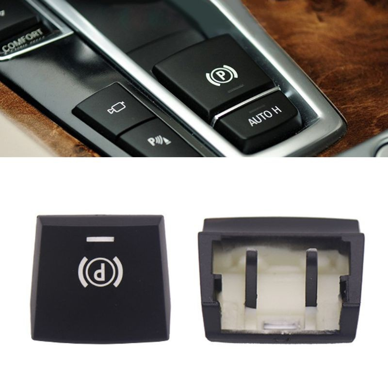 CRE  Car Handbrake Parking Brake P Button Switch Cover For BMW 5 7 F01 F02 F07 F10