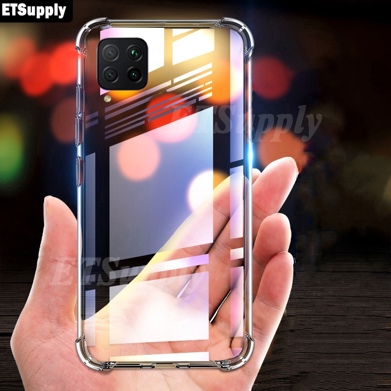 For Samsung Galaxy M33 Back Case Cover Airbag Silicone Clear for Samsung Galaxy M33 Casing