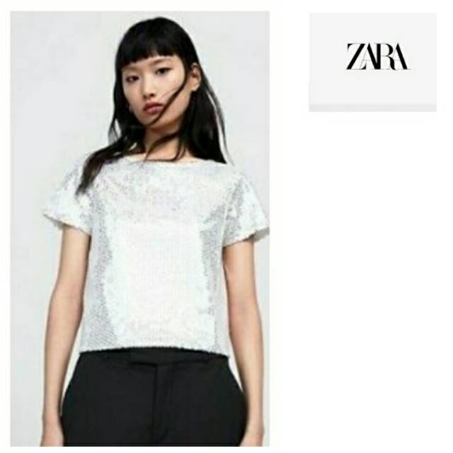 Zara Women Blouse Sequin