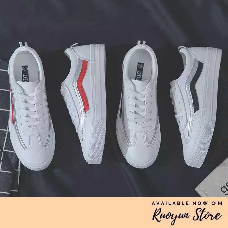 RYS - Simple Streak Sepatu Sneakers Wanita Fashion Casual - Ori Import