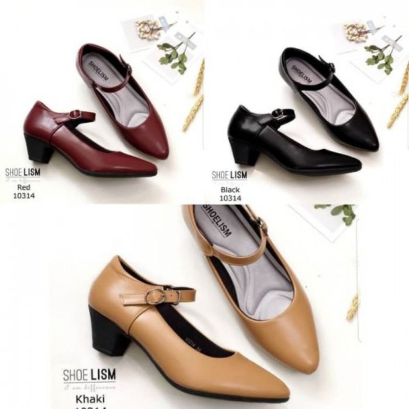 Sepatu pantopel wanita - sepatu kerja wanita - sepatu hak pendek wanita - Sepatu kerja