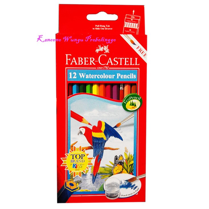 

Pensil Warna FaberCastell Watercolor 12 Warna Panjang