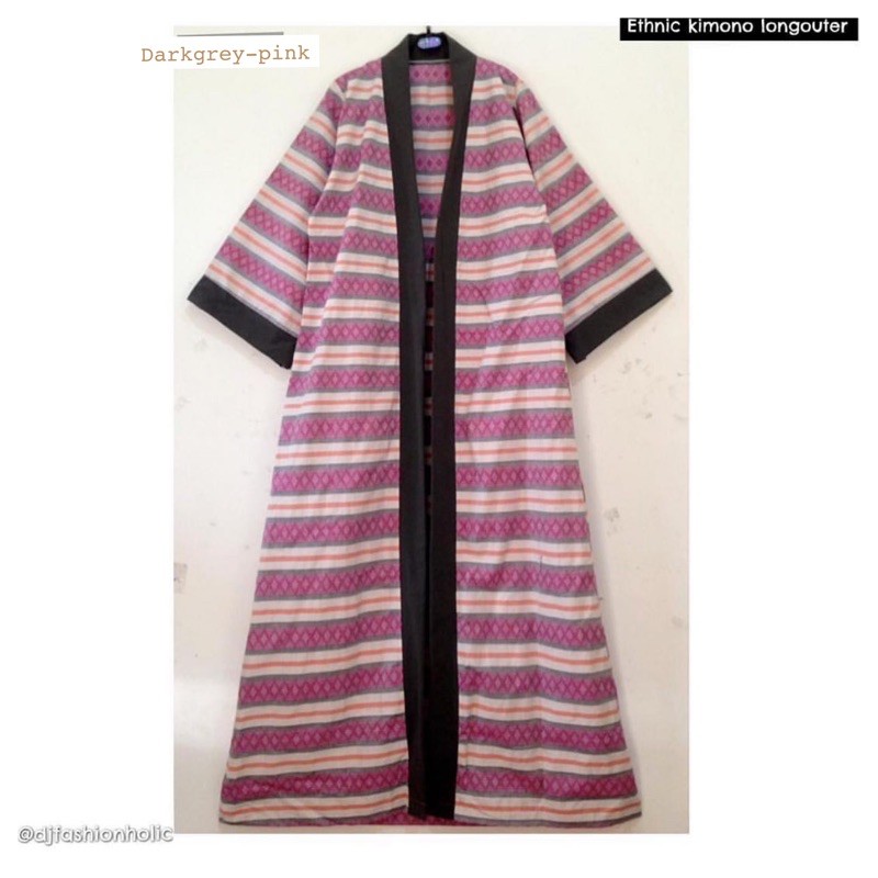 Ethnic kimono longouter