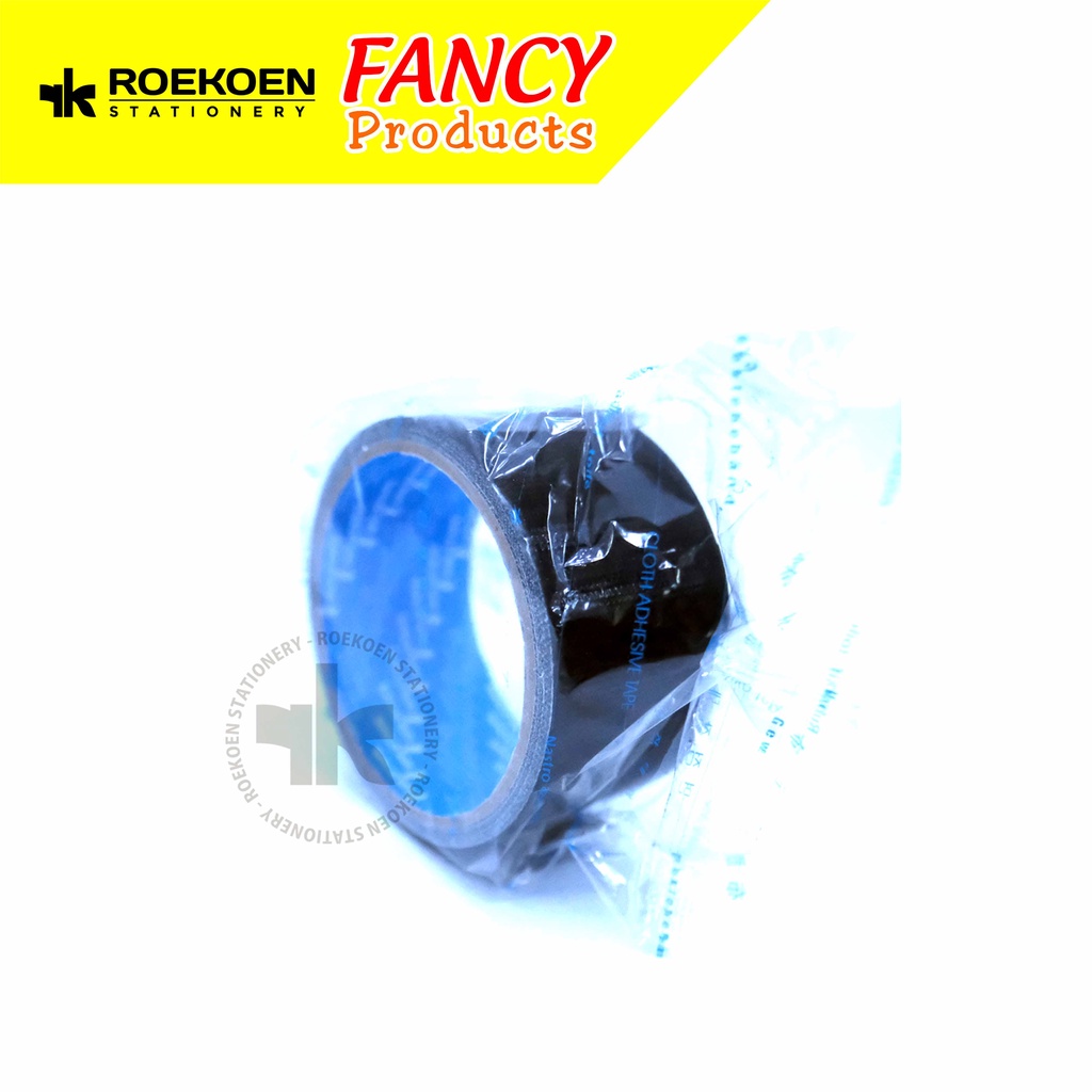 

Goldtape Core Biru Plagband Kain Linen 2" 46mm Hitam