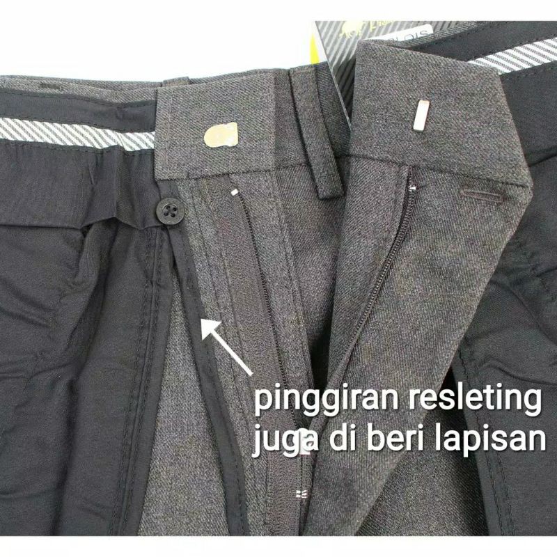 promo burlois / celana kantor pria slimfit / celana bahan slimfit pria burlois / celana kerja pria