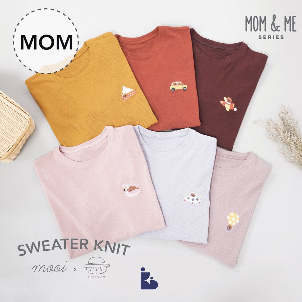 Mooi Sweater Knit Mom X Kelly’s Co | Baju Anak