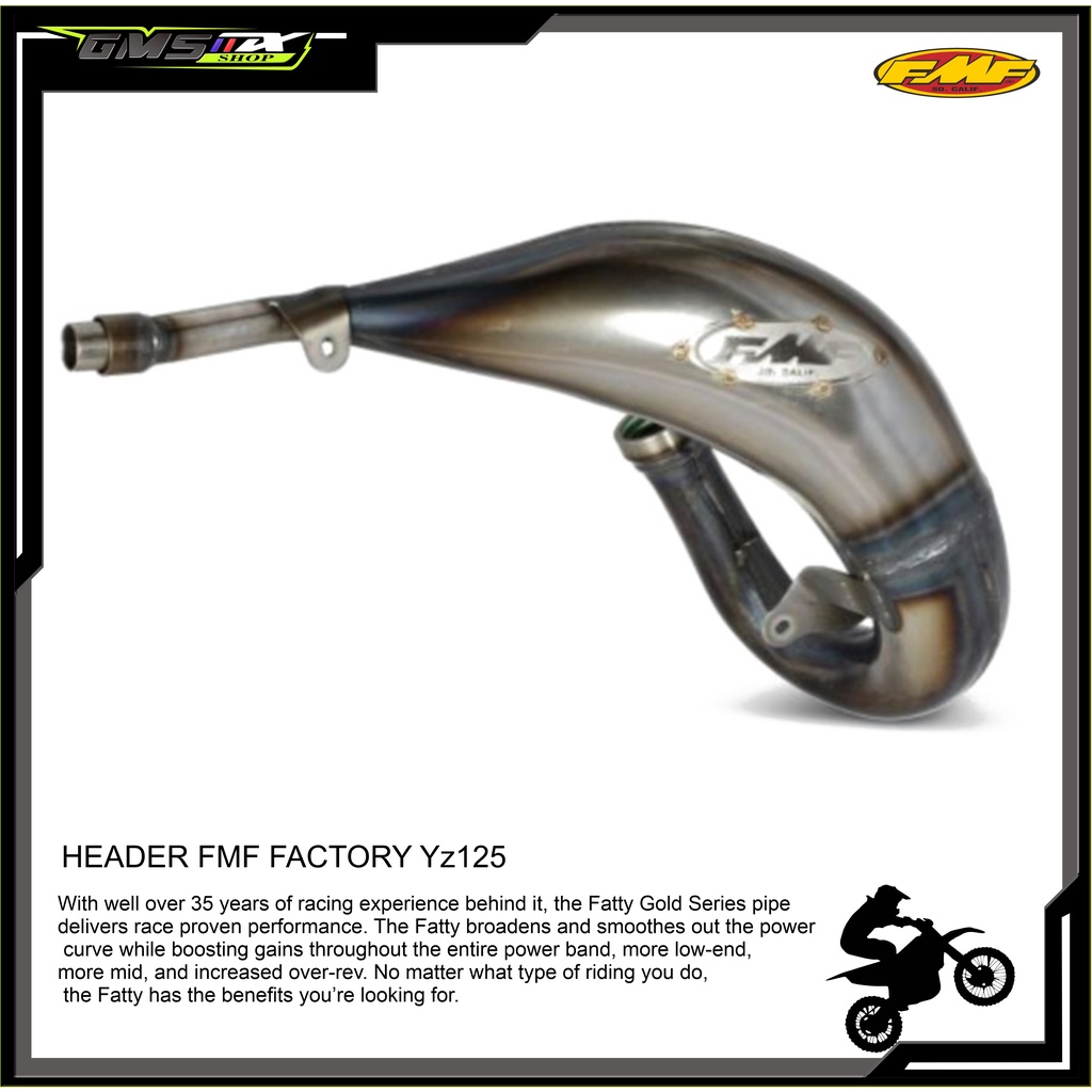 HEADER PERUT KNALPOT FMF FACTORY YAMAHA YZ125