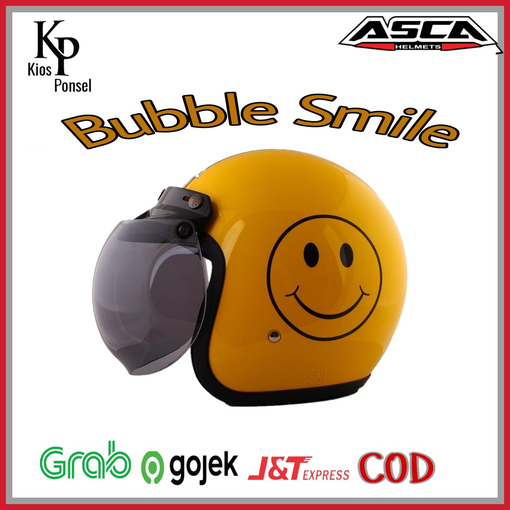 Asca Helm Bogo Bubble Smile SNI