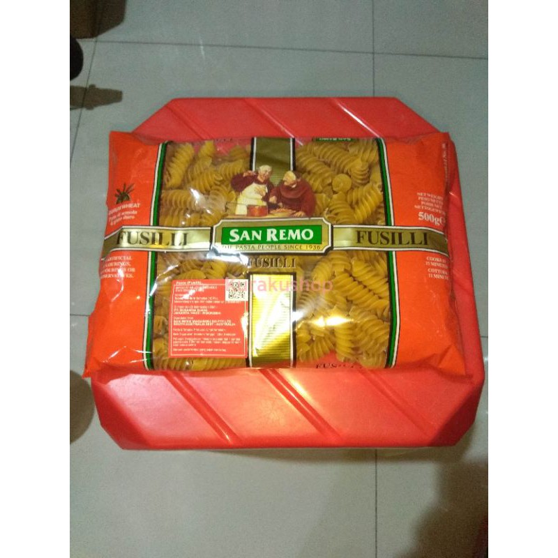 

PASTA FUSILLI SAN REMO 500 GRAM