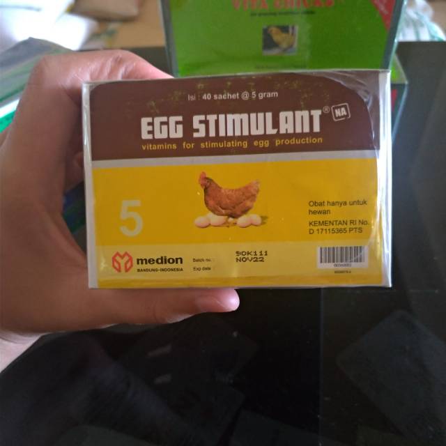 EGG STIMULANT 5gr vitamin produksi telur ayam