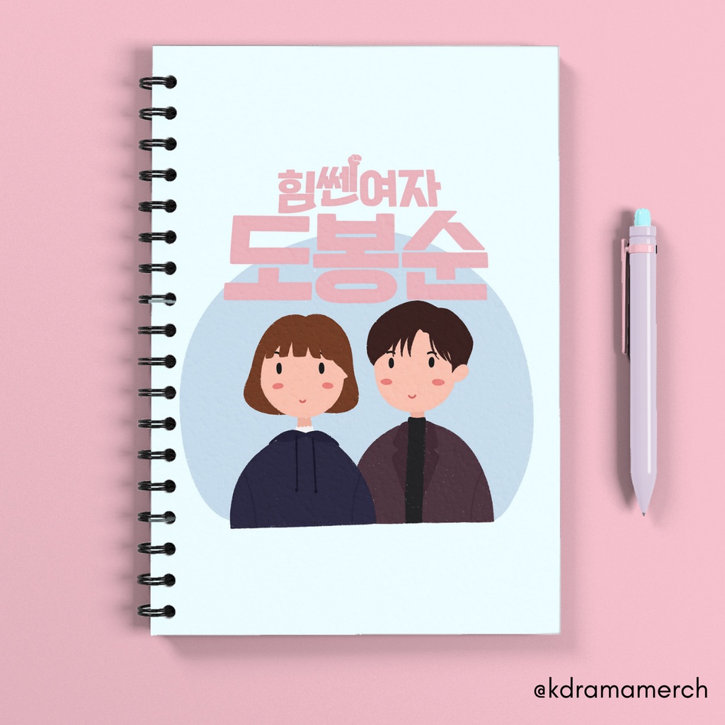 STRONG WOMAN DO BONG SOON NOTEBOOK SPIRAL DRAMA KOREA A5/ DRAMA KOREA / DRAKOR / JOURNAL / JURNAL