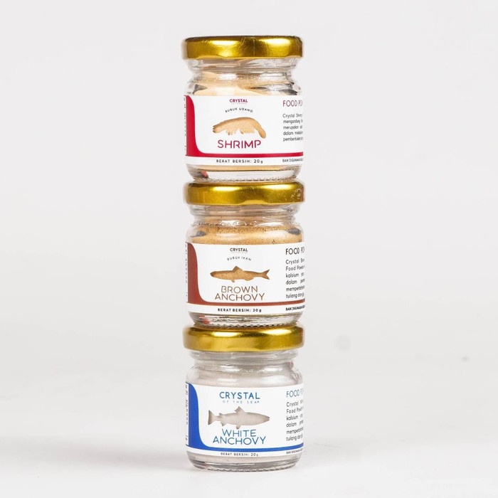 

Fe0Gg (Set Of 3 Convenient Size 20G) White Anchovy + Brown Anchovy + Shrimp 75djgbfv