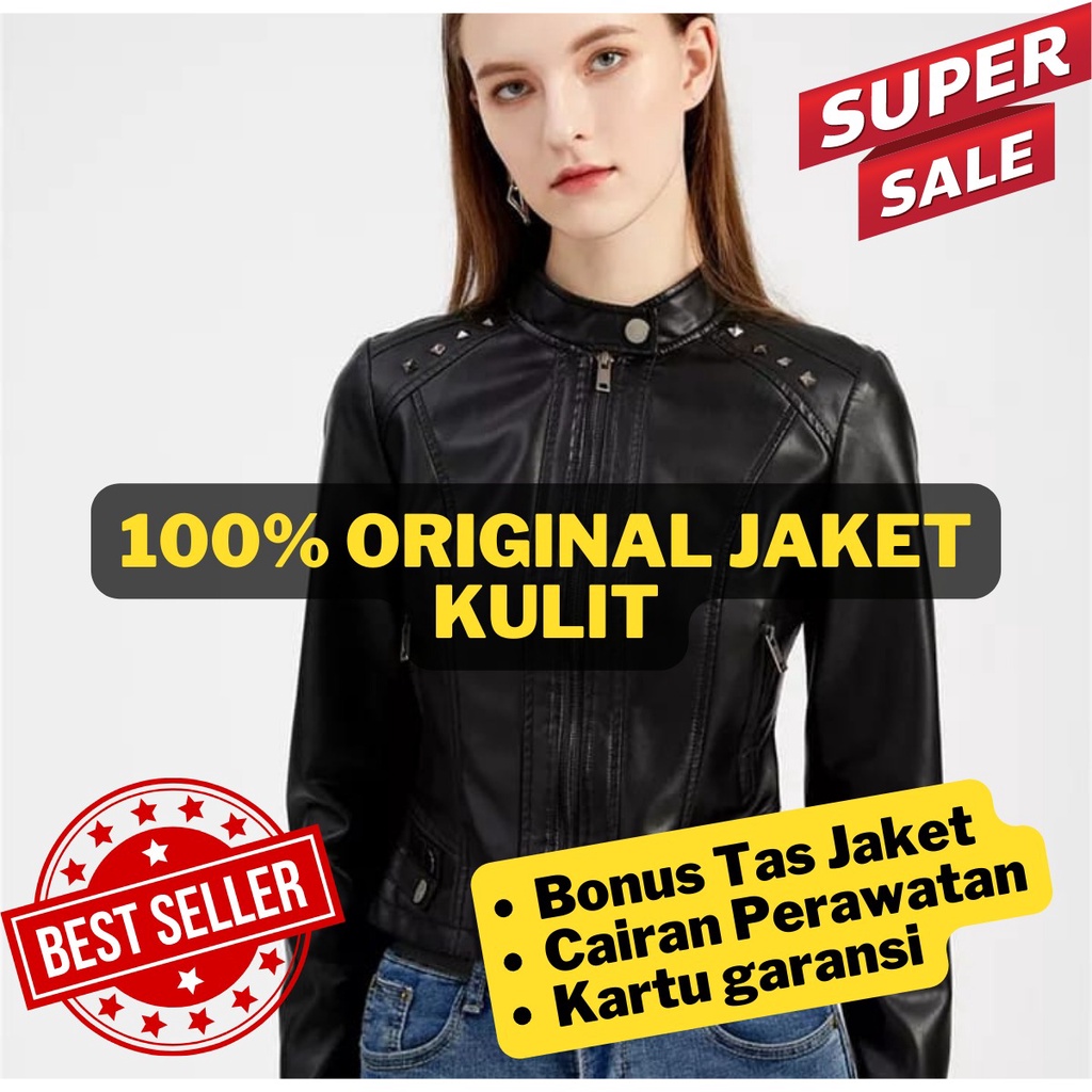 Jaket kulit wanita jaket motor wanita jaket kulit domba asli jaket kulit motor wanita jaket kulit ce